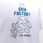 バスケットボール　ドライシャツ　「Grin」